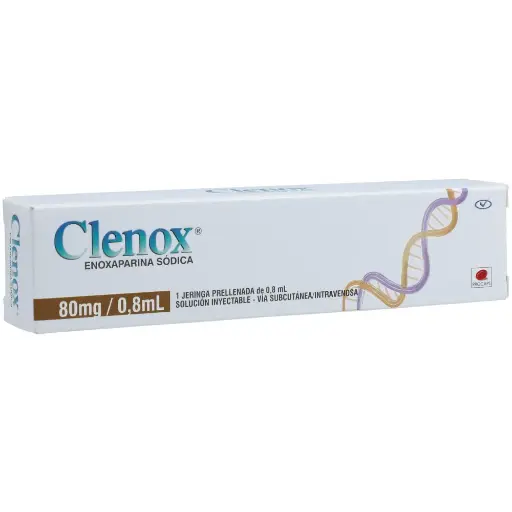 Clenox 80Mg/0.8mL(100Mg/mL) Sol Iny Caja X 1 Jerpel