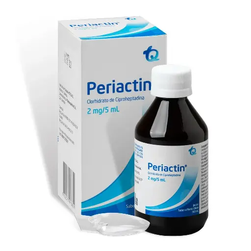 Periactin 2Mg/5mL Jarabe Frasco X 180mL