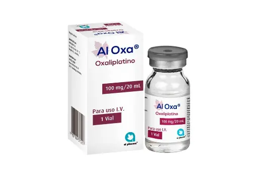 Al Oxa Oxaliplatino 100 mg / 20 mL Caja Plegadiza Con Víal De 20 mL Rx Rx1 Rx4