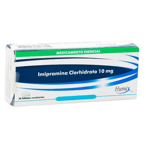 Imipramina Humax 10Mg Caja X 20 Tabletas Recubiertas