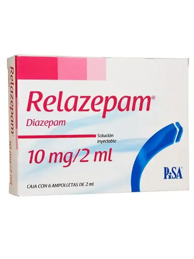 RELAZEPAM 10 mg AMP CAJ C / 6 x 2 ml