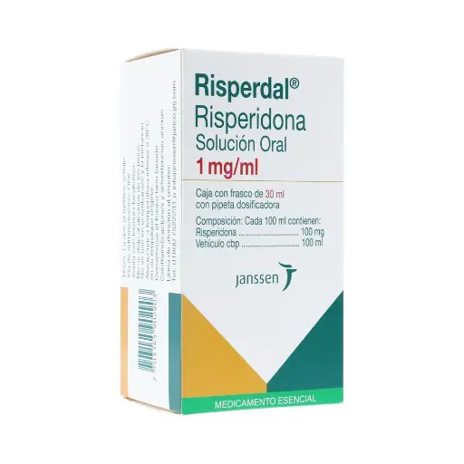 Risperdal Solución Oral 1Mg/mL Frasco X 30mL