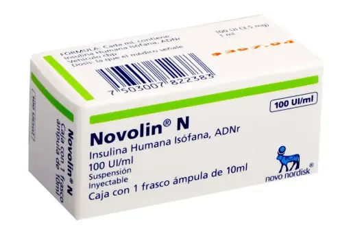 Novolin N Suspensión Inyectable Vial 100Ui/mL X 10 mL