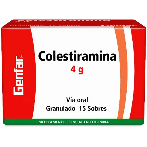 COLESTIRAMINA 4 GR (GENFAR)