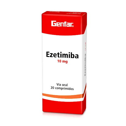 Ezetimiba Genfar 10 Mg Caja X 20 Tabletas