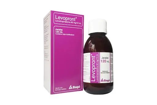 Levopront Jarabe 60 mg/10mL Frasco X120mL