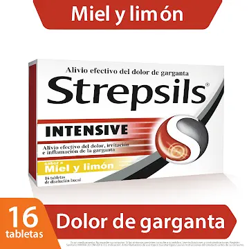 Strepsils Intensive 8.75Mg Caja X 16 Tabletas Masticables