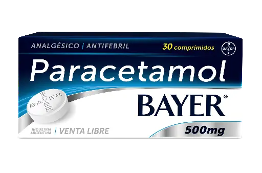 PARACETAMOL BAYER 500 MG X 30 COMPRIMIDOS
