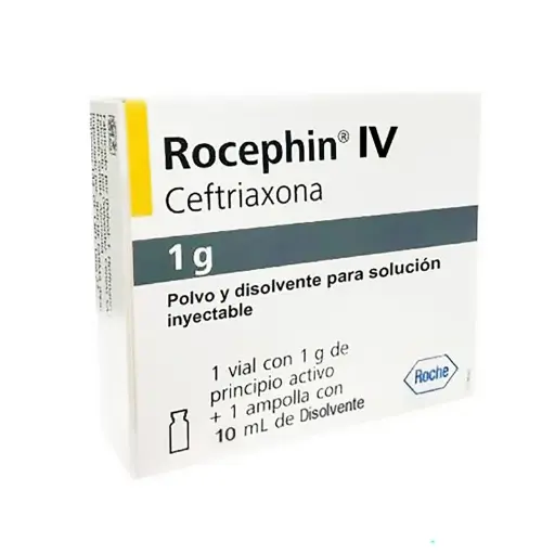 Rocefin Iv 1Gr Polv Iny Vial
