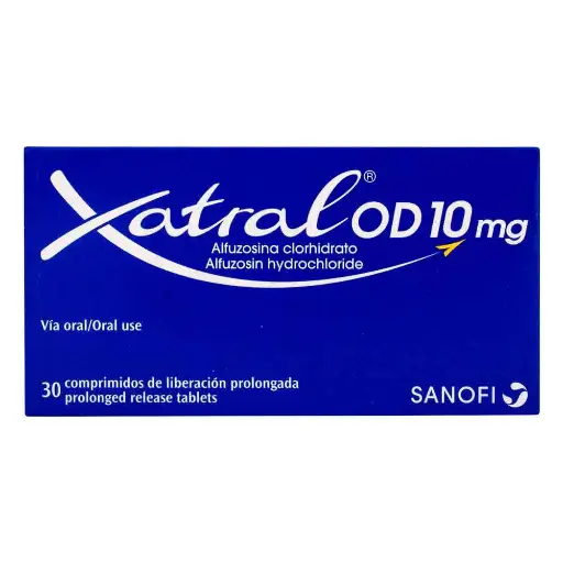 XATRALO D 10 MG X 30 COMPRIMIDOS SANOFI
