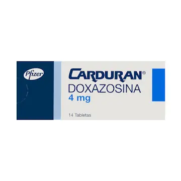 DOXAZOCINA ( CARDURAN) 4 MG X 14 TABLETAS PFIZER