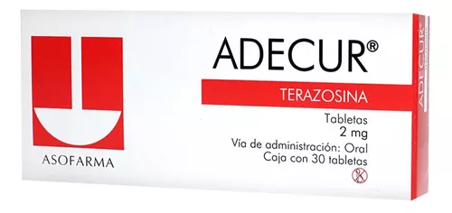 TERAZOCINA (ADECUR) 2 MG X 30 TABLETAS ASOFARMA