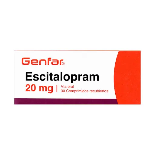 ESCILATROPAM 20 MG 30 COMPRIMIDOS GENFAR