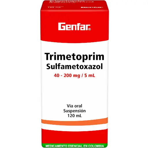 Trimetoprim Sulfametoxazol 40 / 200 Mg Caja Con Frasco De 120 mL