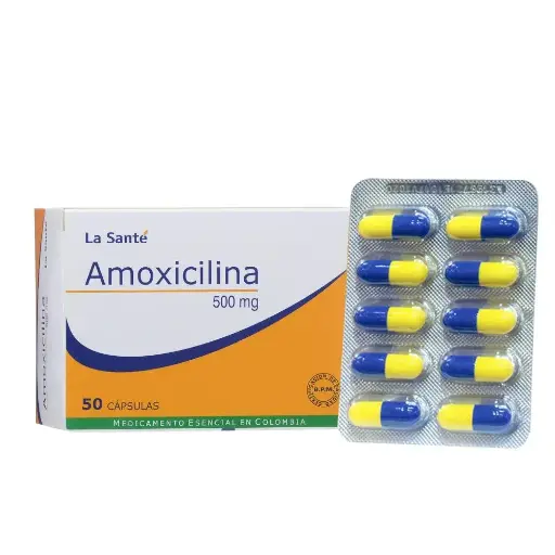 Amoxicilina 500 Mg La Santé Caja X 50 Tabletas