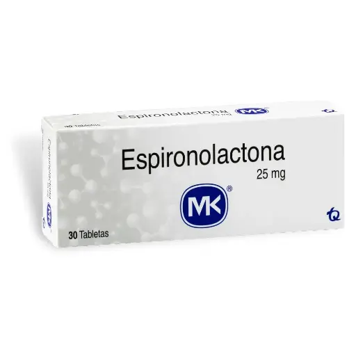 Espironolactona Mk 25mg Caja X 30tab
