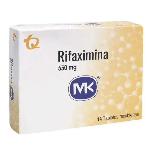 Rifaximina 550mg Mk Caja X 14 Tabletas Tq