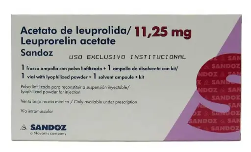 Acetato De Leuprolida Sandoz ® 11.25 Mg Polvo Liofilizado Para Suspe