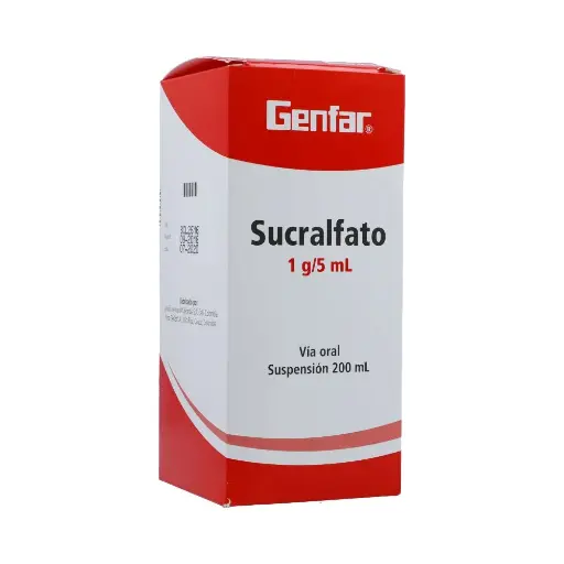 Sucralfato Suspensión Oral 1Gr/5mL Frasco X 200mL