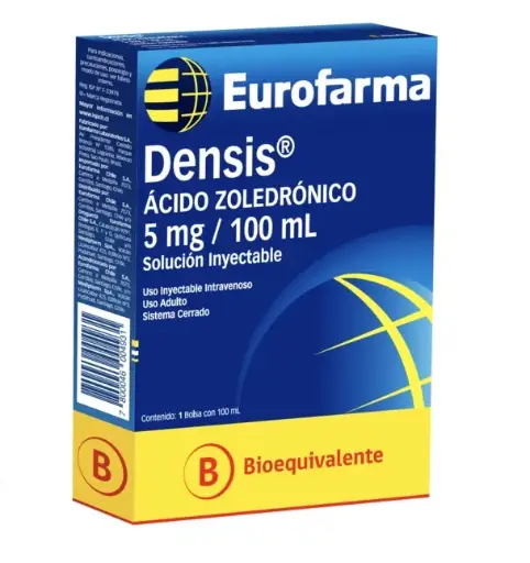 ACIDO ZOLEDRONICO (DENSIS) 5 MG/100 ML1 FCO EUROFARMA