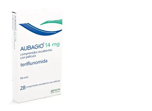 Aubagio Tableta Recubierta 14 Mg Caja X 28 Unds