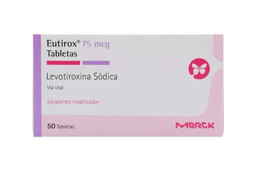 Eutirox 75Mcg Caja X 50 Tabletas