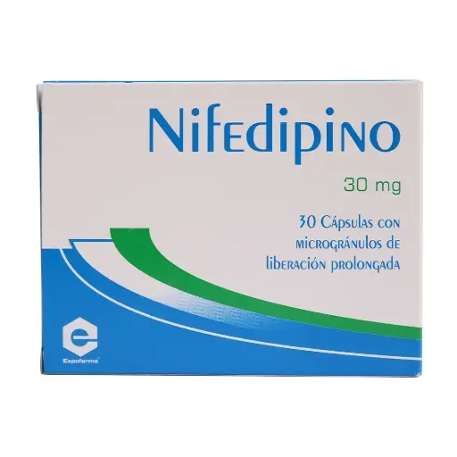 nifedipino tableta 30 mg x 30