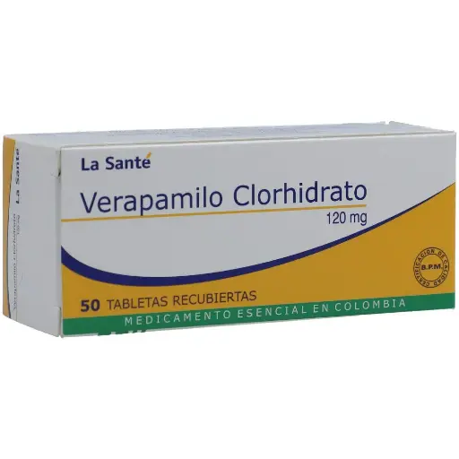 VERAPAMILO 120 MG  50 TAB LA SANTE