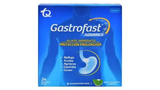 GASTROFAST ADVENCE SUSPENCION ORAL 10ML CAJA X  24 SACHETS
