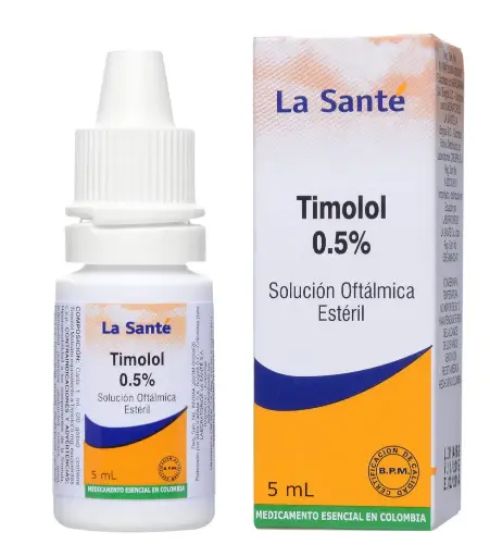 TIMOLOL 0.5% 5 ML  SOLUCION OFTALMICA LA SANTE