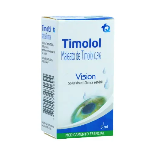 TIMOLOL 0.5% SOLUCION OFTALMICA 5 ML MK