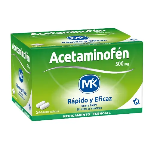 ACETAMINOFEN 500 MG 24 TAB MK