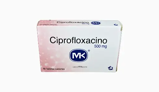 CIPROFLAXACINA 500 MG 10 TAB MK