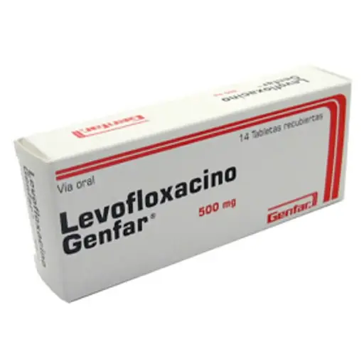 LEVOFLOXACINO 500 MG 14 TAB GENFAR O 500 MG 140 TAB GENFAR