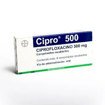 CIPRO 500 8 COMPRIMIDOS BAYER