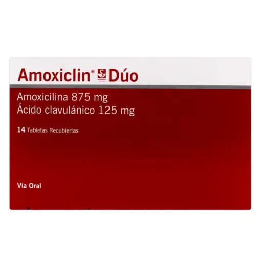 AMOXICLIN DUO 875 MG 14 TAB LEGRAND