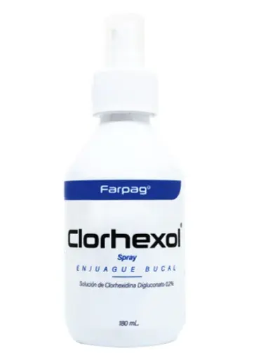 Clorhexol Enjuague Bucal Spray 180 mL Farpag