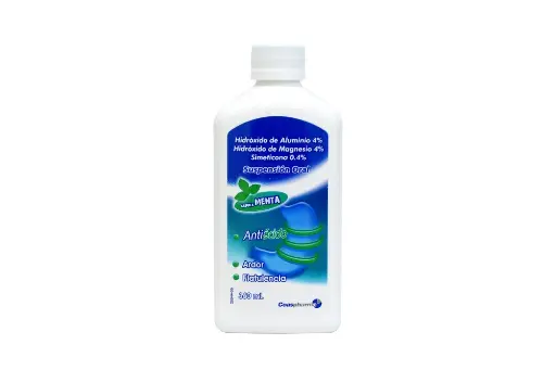 HIDROXIDO DE ALUMINIO 4% / HIDROXIDO DE MAGNECIO 4%SIMETICONA 0.4% SUSPENCION ORAL FRASCO X 360 ML