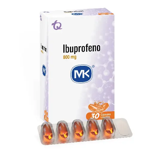 Ibuprofeno 800Mg X 30Cap Mk