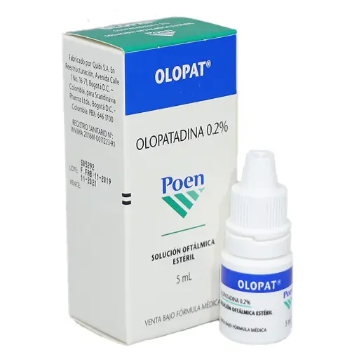 OLOPAT 0.2 % FRASCO X 5 MILILITROS Poen