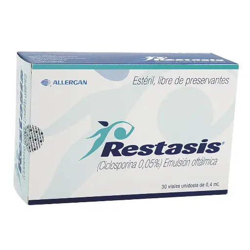 Restasis 0.05 % Emulsión Oftálmica CAJA X 30 UN