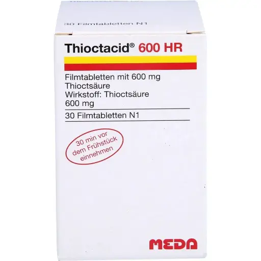 THIOCTACID 600 HR film -tabletas, 30 pcs