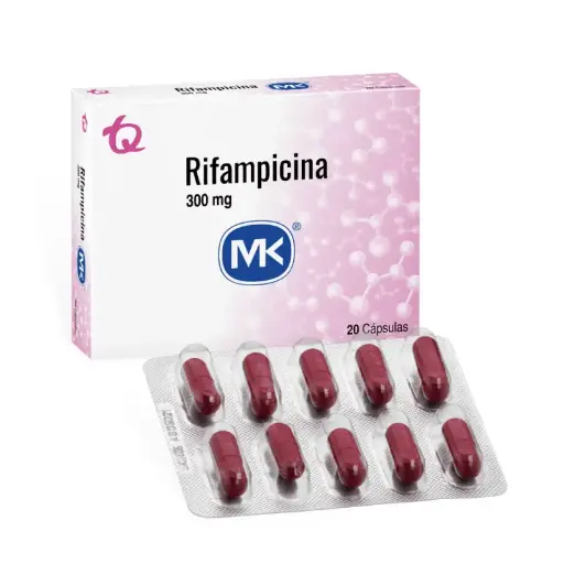 Rifampicina 300 mg x 20 tabletas  MK (Tecnoqumicas)