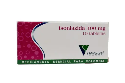 Isoniazida 300 mg tabletas caja x 10 (Vesalius Pharma)