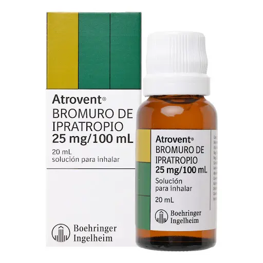 Atrovent Bromuro Ipratropio 0.025% Boehringer Frasco X 20 Ml (Boehringer Ingelheim)
