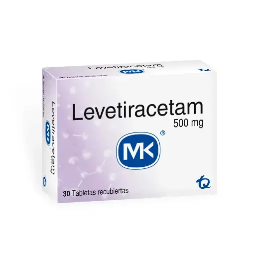 Levetiracetam 500 Mg Caja Con 30 Tabletas MK