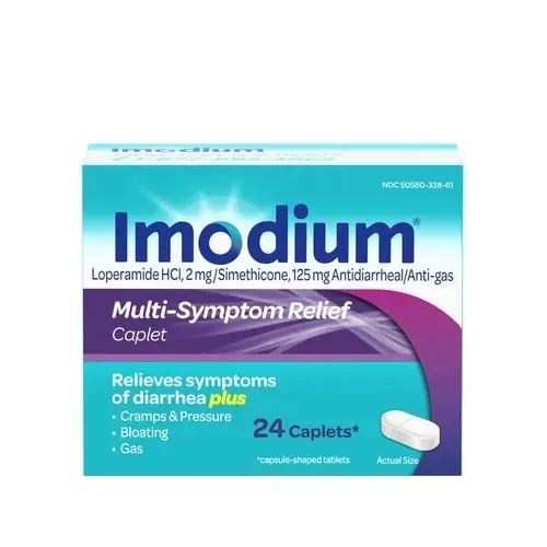 IMODIUM TABLETA HCL 2mg/Simeticona 125 mg CAJA X 24