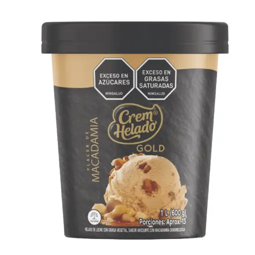 HELADO GOLD PLACER DE MACADAMIA