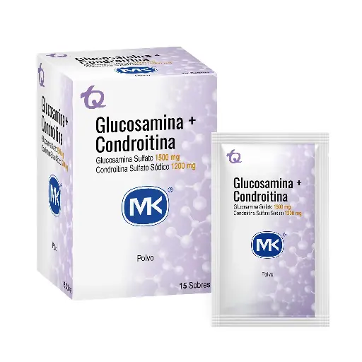GLUCOSAMINA/CONDROITA 1500MG/1200MG POLVO CAJA X 15 SOBRES