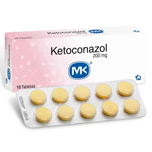 KETOCONAZOL 200 MG TABLETAS  CAJA X 10